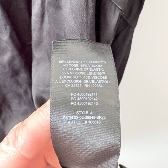 Aritzia Sunday Best Dainty Babydoll Mini Dress Black Size XL - Picture 7 of 7